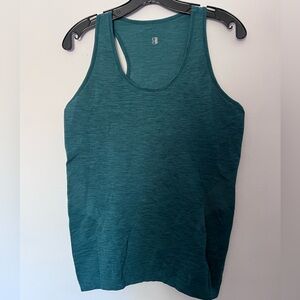 Sweaty Betty Teal Racerback Compression Tank
